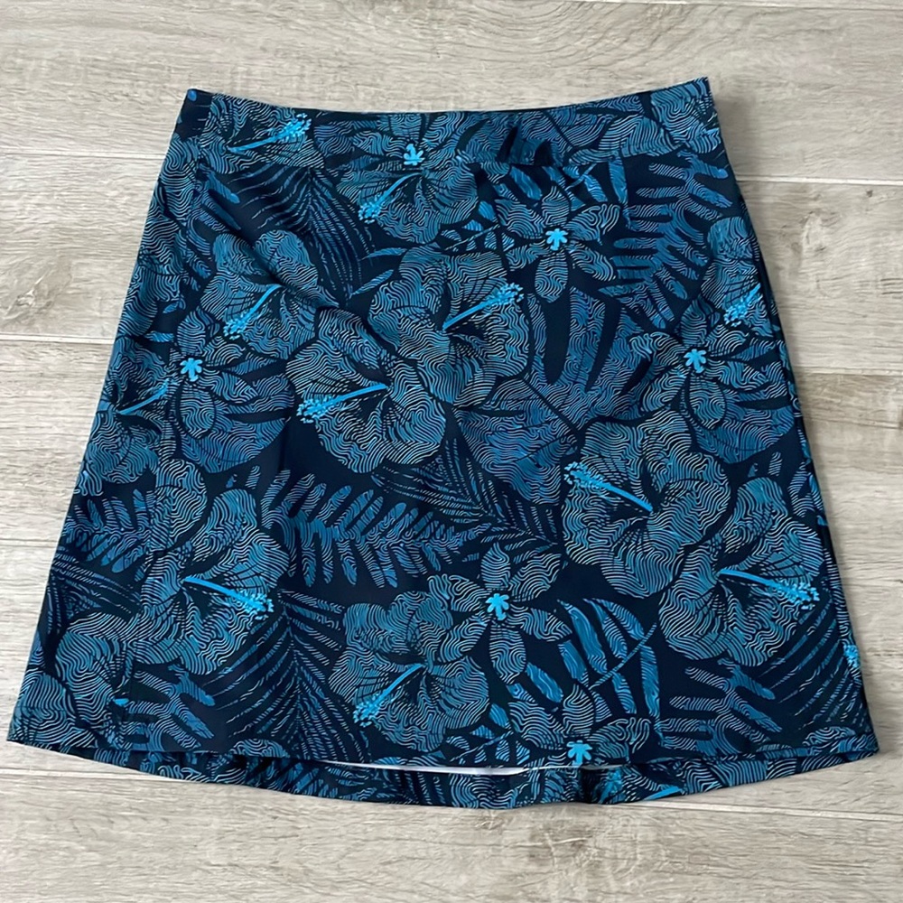 Ripskirt Velcro Closure Blue Flower Pattern Size M Gem